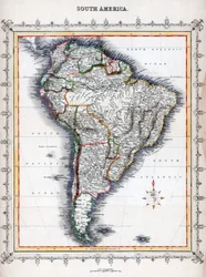 Map of South America