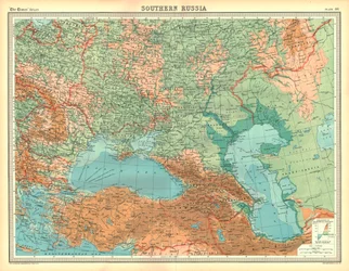 Map of Southern Russia