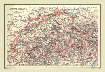 Map of Switzerland