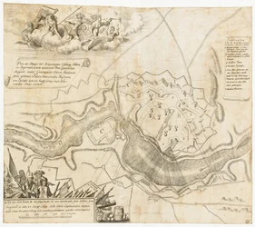 Map of the Battle at Narva