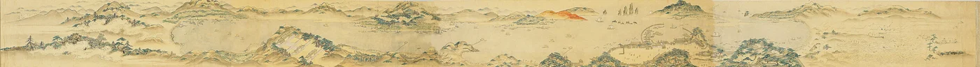 Map of the Choryang Waegwan and its surrounding area in Busan during the Joseon