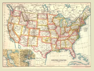 Map of the United States