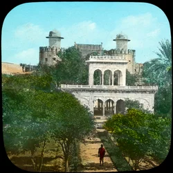 Marble Pavilion in the Fort Gardens, Lahore, India, Late 19th or Early 20th Century