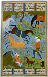 Mares and Foals, Persia