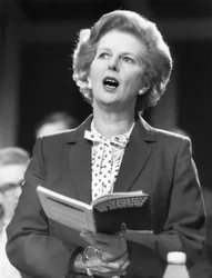 Margaret Thatcher, British Politician, circa 1980s