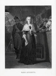 Marie Antoinette Leaving Convention After Sentence
