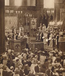 Married in Westminster Abbey, 26 April 1923