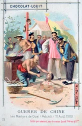 Martyrdom at Ouai Petchili, China, Boxer Rebellion, 11 August 1900