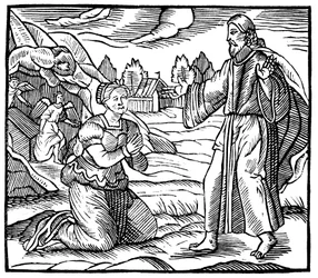 Mary Magdalene Seeing the Apparition of the Risen Jesus Christ, c1500