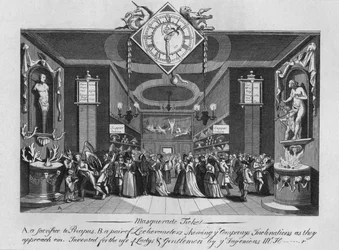 Masquerade Ticket, 1727, 1827