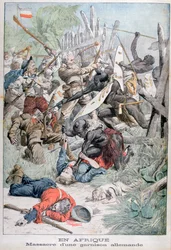 Massacre of a German Garrison in Damaraland, South-West Africa