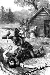 Massacre of Settlers by Native Americans