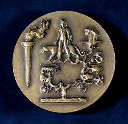 Medal Commemorating Jean Baptiste de Monet, Chevalier de Lamarck, French Biologist