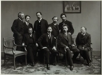 Members of the Literary Group Sreda, 1910