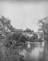 Mill Creek Bridge, Pennsylvania Railroad, c1897