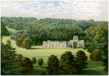 Milton Abbey, Dorset, home of Baron Hambro, c1880