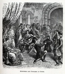 Minstrels and Jugglers at Court