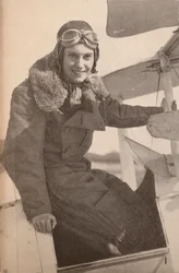 Miss Jean Batten, of New Zealand, who in May, 1934, flew from England to Australia, breaking Mrs. M