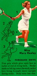 Miss Mary Heeley - Forehand Drive, c1935