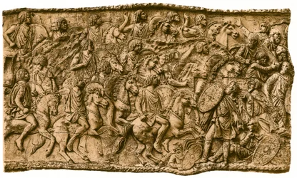 Moorish cavalry under Lusius Quietus fighting against the Dacians, 1902