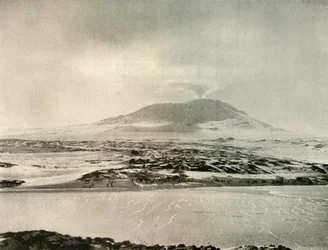 Mount Erebus in Eruption on June 14, 1908, 1909