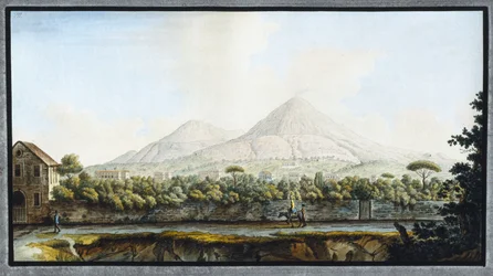 Mount Vesuvius, Kingdom of Naples, c 1767