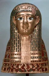 Mummy mask of a lady, late period