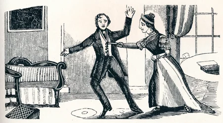 Murder of Captain Lawson A Cock, c1840, 1902