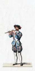 Musician, costume design for Shakespeare