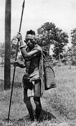 Naga man, India