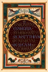 Names of the four Evangelists, c800 AD