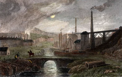 Nant-y-Glow Iron Works, Monmouthshire, Wales, c1780