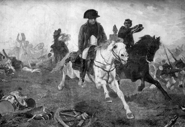 Napoleon Bonaparte at the End of the Battle of Waterloo, 18th June 1815