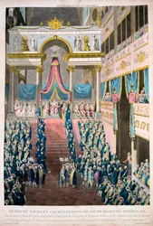 Napoleon Bonaparte is crowned Emperor Napoleon I, 2nd December, 1804, 19th century