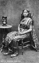 Native Dancing Girl, India