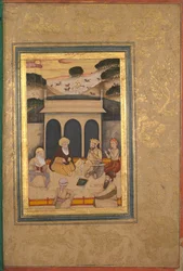 Nobleman Visiting Saint at His Shrine