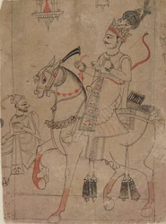 Nobleman on Horseback, mid-18th century
