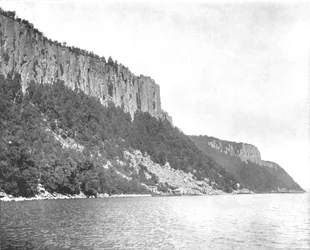 Northern End of the Palisades, Hudson River, USA