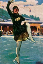 Norwegian figure skater and film star Sonja Henie