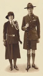 Off to a Rally of Scouts and Guides, c1931-1937