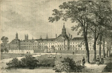 Old Bethlehem Hospital, Moorfields about 1750