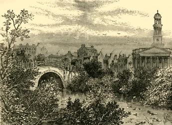 Old Bridge Over the Lake, Regents Park, c1876