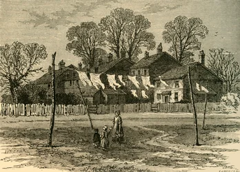 Old Cottages on Back Common