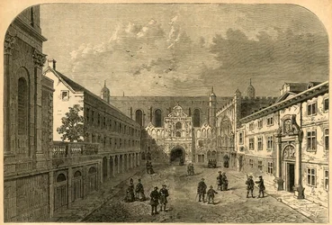 Old Front of Guildhall, c1725