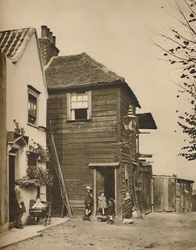 Old Houses in Highgate from Whose Doorways Villagers Watched the Coaches Pass, c1935