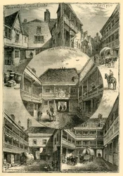 Old Inns in Southwark, c1878