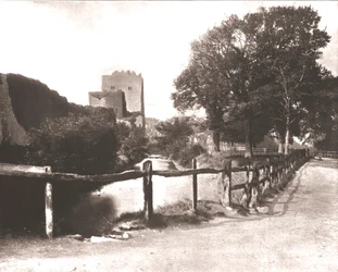 Old Moat, Portchester Castle, Hampshire, 1894