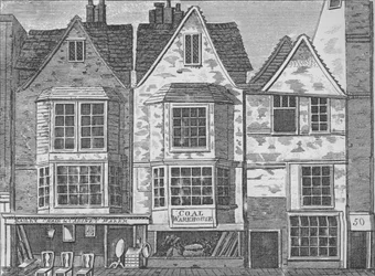 Old houses in St John Street, Clerkenwell, London, c1811