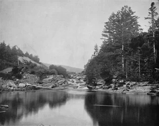 On the Ammonoosuc River, White Mountains, New Hampshire, c1897