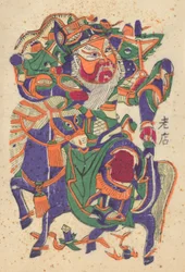 One hundred thirty-five woodblock prints including New Year